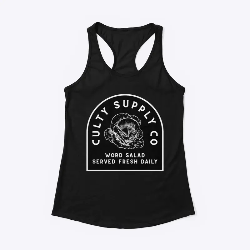 Word Salad Racerback Tank 