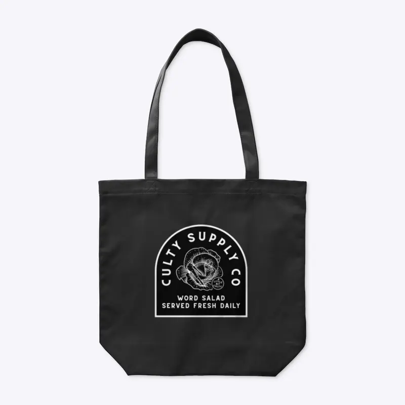 Word Salad Tote Noir